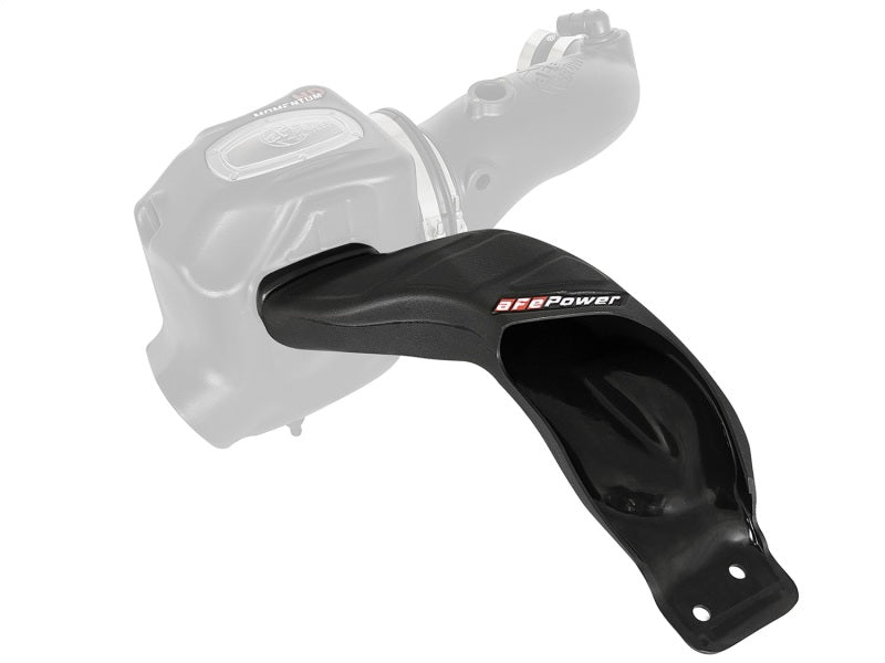 aFe Momentum HD Intake System Dynamic Air Scoop: Ford Diesel Trucks 08-10 54-73004-S Photo - Unmounted