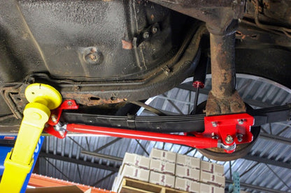 UMI Performance 70-81 GM F-Body Leaf Spring Traction Bars with Mounts 262824-B 262824-B Photo - Mounted