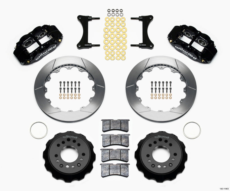Wilwood Narrow Superlite 6R Front Hat Kit 12.88in 93-96 Mazda RX7 140-11963 140-11963 Photo - Primary