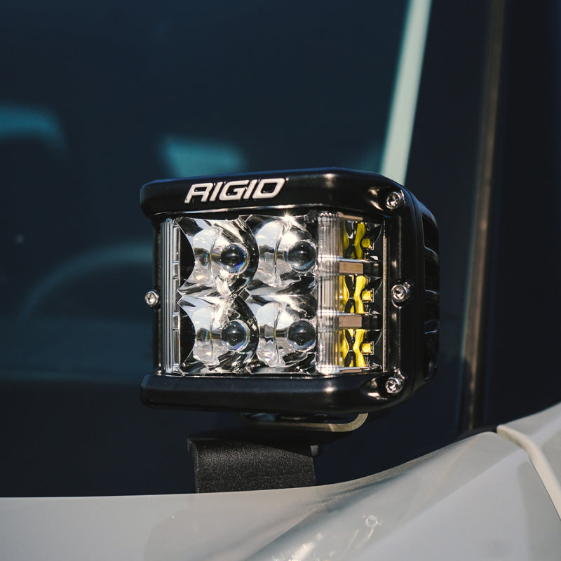 Rigid Industries Rigid 2021+ Ford Bronco Sport A-Pillar D-SS Series Side Shooter Light Mount Kit 46710 46710 Photo - Mounted
