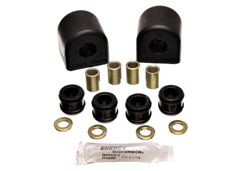 Energy Suspension Sway Bar Bushing Set Black Chevrolet Corvette All 1984-1996 3.5191G Photo - Primary