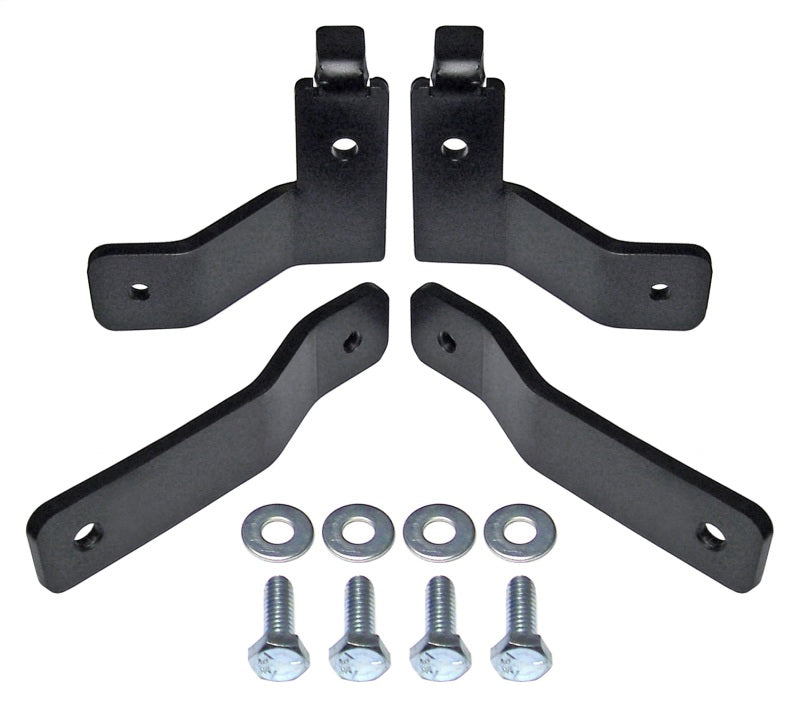 RockJock JK Brake Line Relocation Bracket Kit CE-9807BLBK CE-9807BLBK Photo - Primary