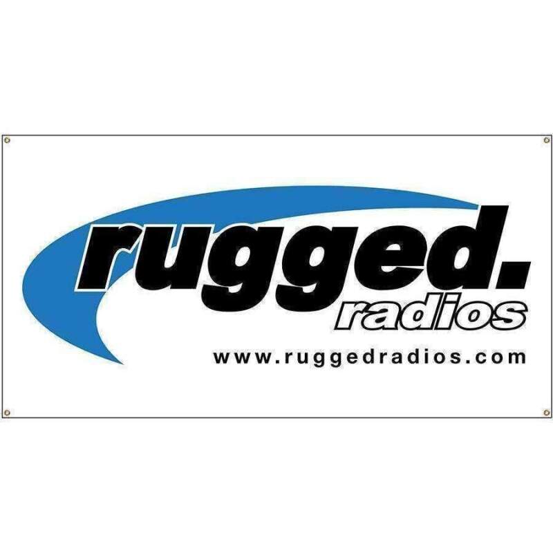 Rugged Radios Rugged Radios Race Banners - Available In Different Sizes 2 x 4 Banner BANNER 2X4-NI BANNER 2X4-NI Photo - Primary