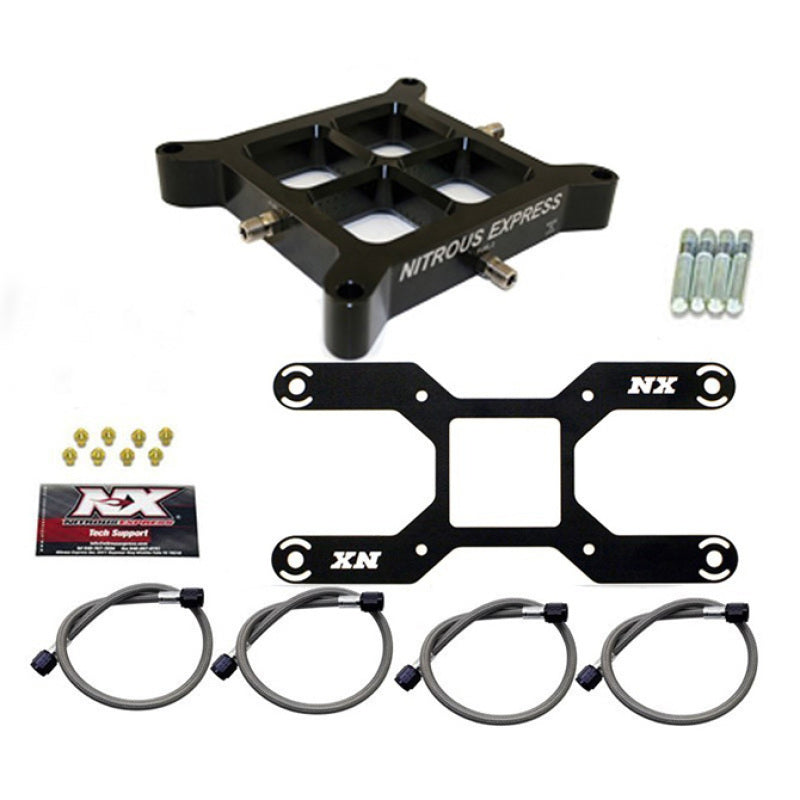 Nitrous Express Dual Stage Billet Crossbar (4150 Flange) Nitrous Plate Conversion (50-800HP) NX642 NX642 Photo - Primary