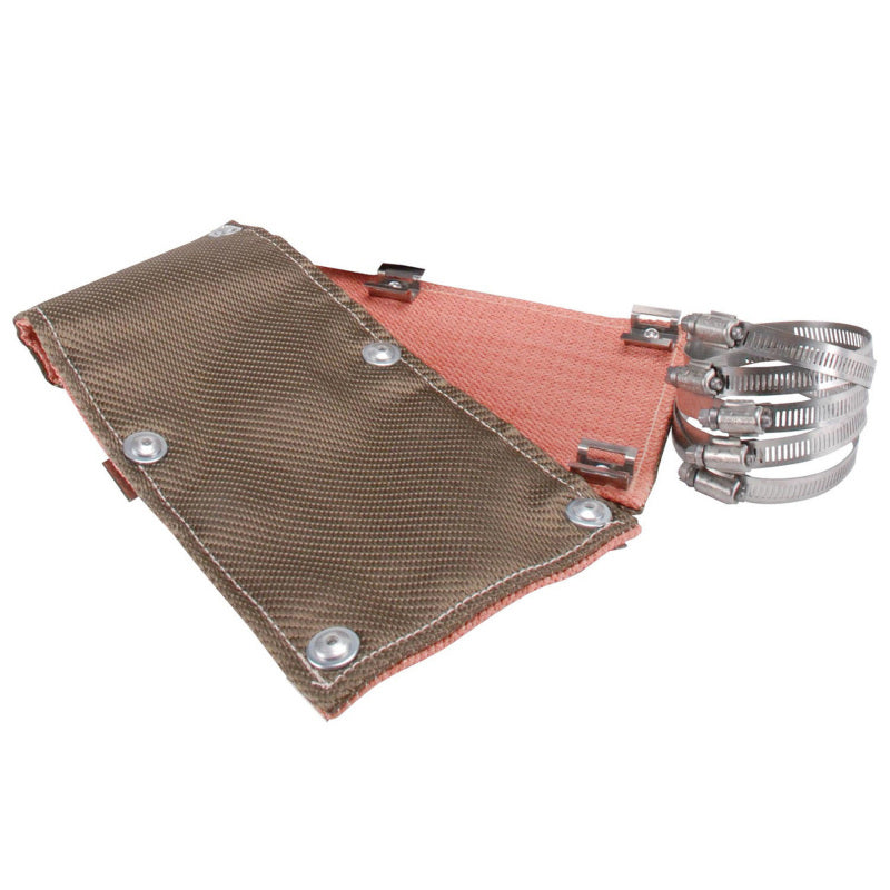 DEI Pipe Shield 6in w x 3ft - w/ Stainless Steel Clamps - Titanium 10452 10452 Photo - Primary