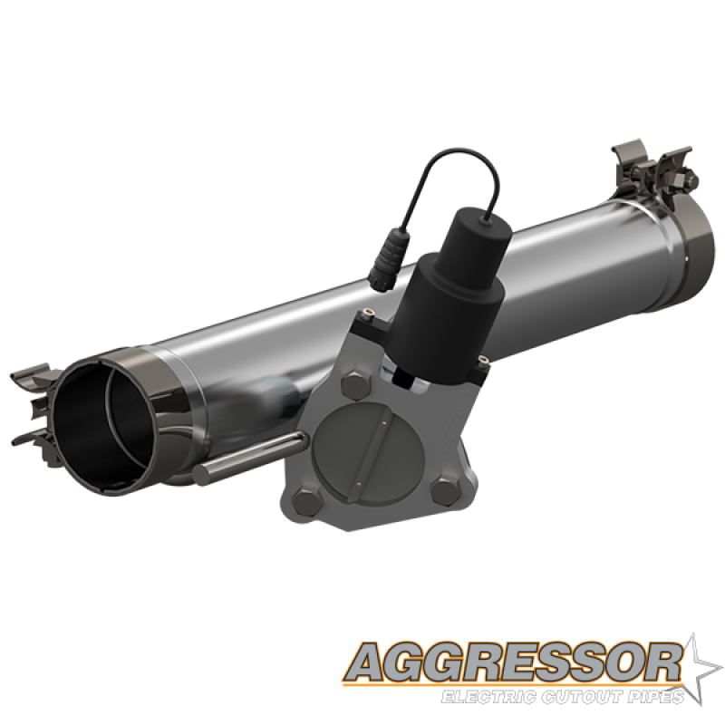 QTP 09-18 Ram 1500 3in 304SS Aggressor Cutout Mid Pipe 520009 520009 Photo - Primary