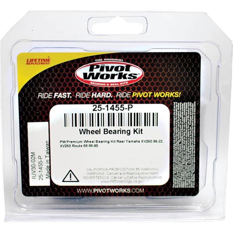 Pivot Works Yamaha Wheel Bearing Kit Premium Bearings 25-1455-P 25-1455-P Photo - Primary