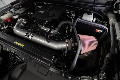 K&N Engineering K&N 2022 Nissan Frontier V6 3.8LPerformance Air Intake System 77-6018KC 77-6018KC Photo - Mounted
