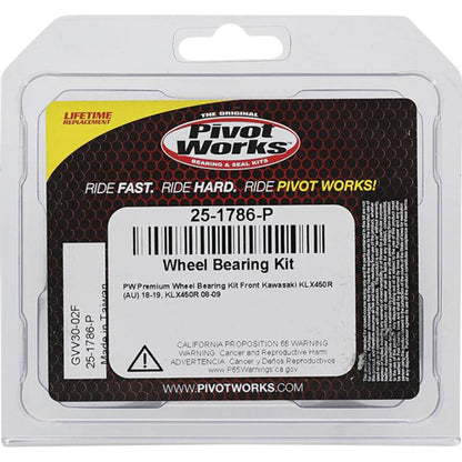 Pivot Works Kawasaki Wheel Bearing Kit Premium Bearings 25-1786-P 25-1786-P Photo - Primary