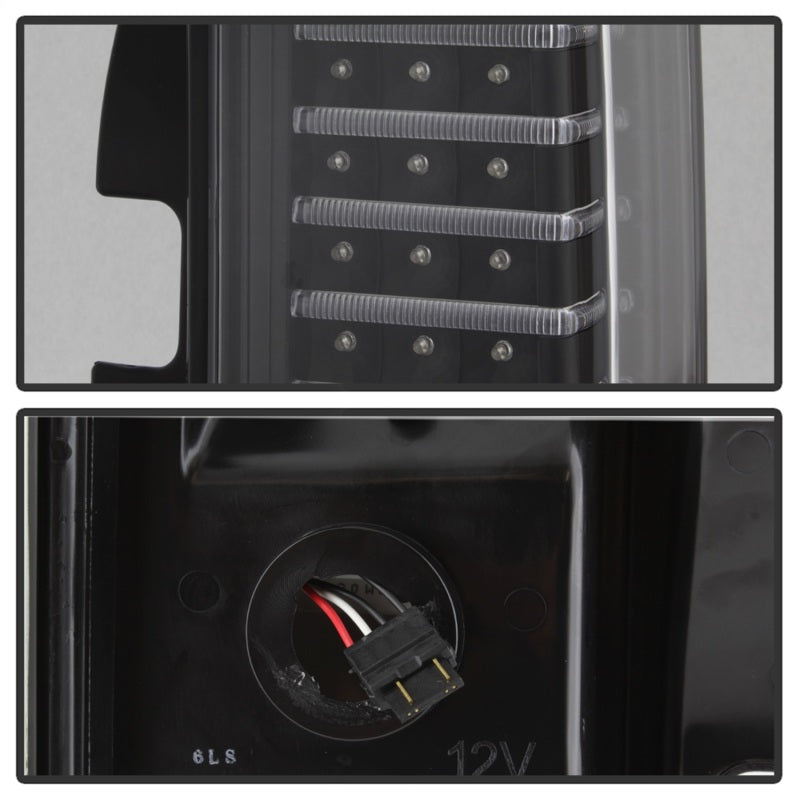 SPYDER Xtune Hummer H3 06-09 ( Non H3T ) LED Tail Lights Black ALT-ON-HH306-LED-BK 5017697 5017697 Photo - Unmounted