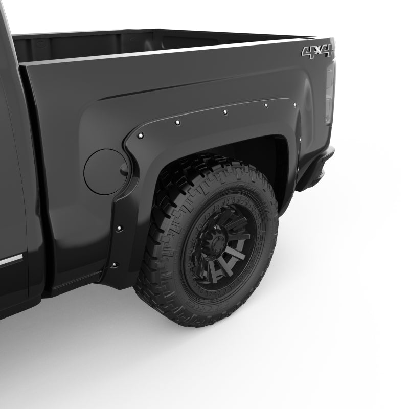 EGR 14+ Chev Silverado 5ft Bed Bolt-On Look Color Match Fender Flares - Set - Black 791674-GBA 791674-GBA User 2