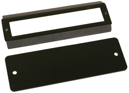 Tuffy Products Tuffy Stereo Dash Cutout Cover Plate- Black 151-01 151-01 Photo - out of package