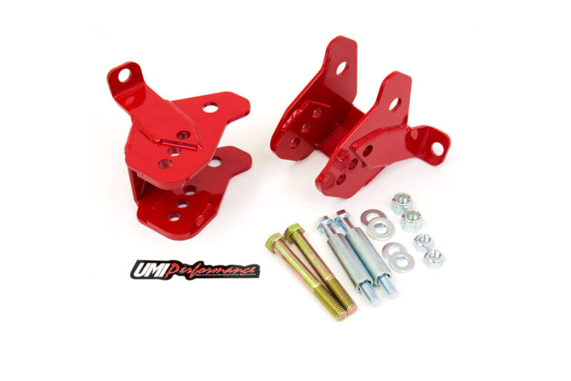UMI Performance 64-72 GM A-Body Rear Control Arm Relocation Brackets - Bolt-In 4012-R 4012-R Photo - Primary