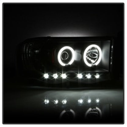 Spyder Dodge Ram 1500 02-05 03-05 Projector Headlights CCFL Halo LED Blk PRO-YD-DR02-CCFL-BK 5009951 5009951 Photo - Unmounted