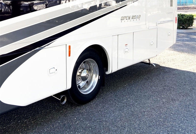 Gibson 16-22 Ford F53 Chassis  6.8L / 7.3L 3.5in Cat-Back Single Exhaust - Stainless 956011S 956011S Photo - Mounted