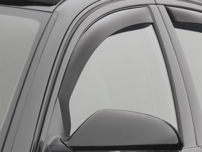 WeatherTech 12+ Audi A6/S6 Front Side Window Deflectors - Dark Smoke 80703 80703 Photo - Mounted