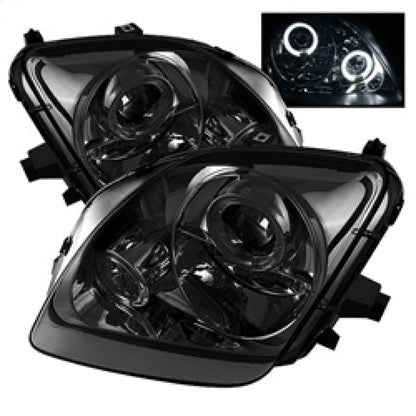 Spyder Honda Prelude 97-01 Projector Headlights LED Halo Smoke High H1 Low H1 PRO-YD-HP97-HL-SM 5011053 5011053 Photo - Primary