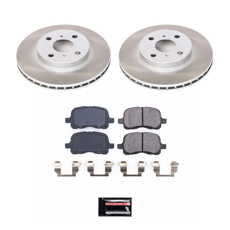 PowerStop Power Stop 98-02 Toyota Corolla Front Semi-Coated Rotor Kit SC1152 SC1152 Photo - Primary