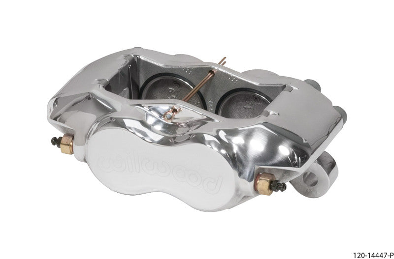 Wilwood Caliper-Forged DynaliteI w/Dust Seal-Polished 1.75in Pistons .81in Disc 120-14447-P 120-14447-P User 1