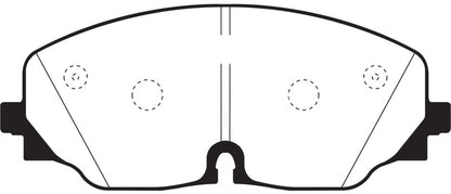 EBC 2017+ Volkswagen Atlas 2.0L Turbo Yellowstuff Front Brake Pads DP43087R DP43087R Photo - Primary