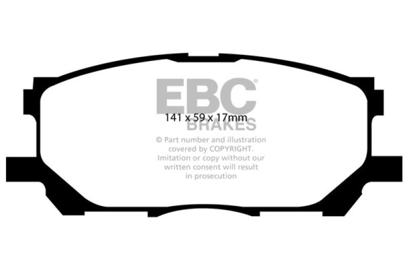 EBC Disc Brake Pad Set DP61681 Photo - Primary