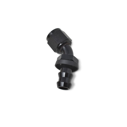 Russell -4 AN 45° Twist-Lok Hose End - Black 624073 Photo - out of package