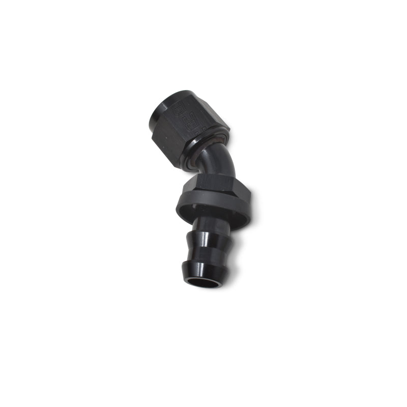 Russell -4 AN 45° Twist-Lok Hose End - Black 624073 Photo - out of package