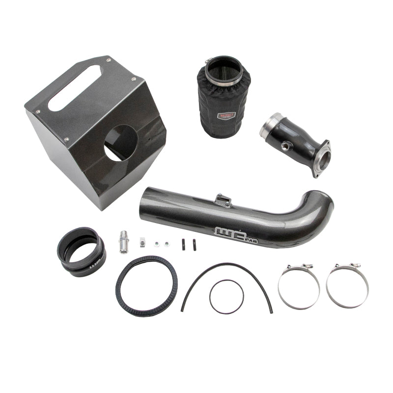 Wehrli 17-19 Duramax L5P 4in. Stage 2 Intake Kit - Cat Yellow WCF100360-CAT WCF100360-CAT Photo - Primary