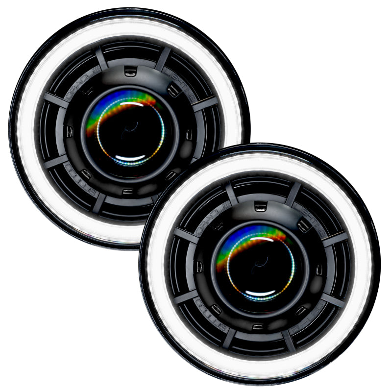 ORACLE Lighting Oracle Oculus 7in Bi-LED Projector Headlights for Jeep Wrangler JK - 6000K 5876-001 5876-001 Photo - Unmounted
