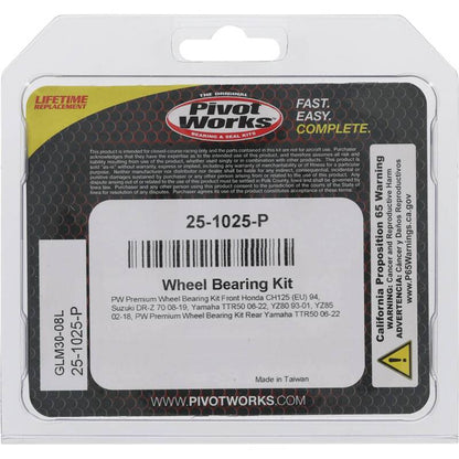 Pivot Works Pw Premium Wheel Bearing 25-1025-P 25-1025-P Photo - Primary