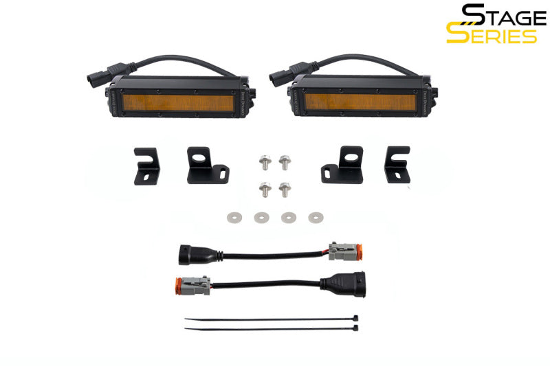 Diode Dynamics 2024+ Toyota Tacoma SS6 LED Fog Light Kit - Amber Wide DD7932 DD7932 User 7