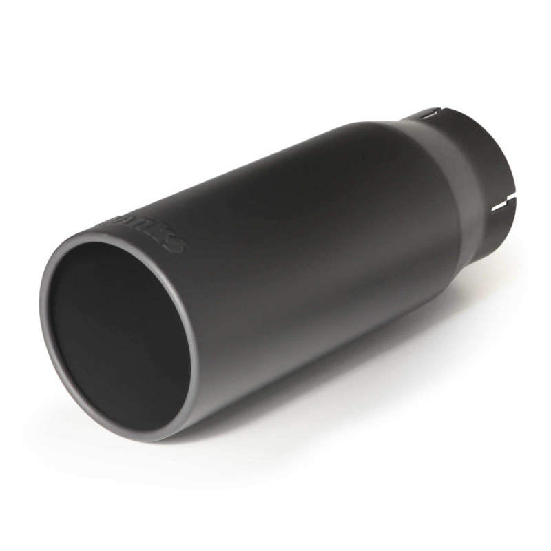 Banks Power Tailpipe Tip Kit - SS Round Straight Cut - Black - 4 In Tub 52931 Photo - Primary