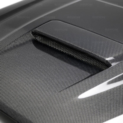 Seibon Carbon Fiber Hood For 2016-2023 Toyota Tacoma HD18TYTA-TR Photo - Primary