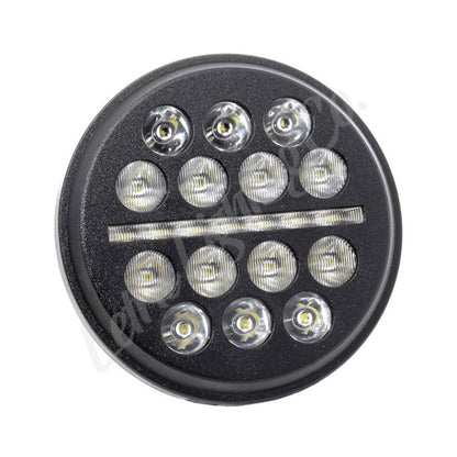 Letric Lighting 5.75? LED Black Buck-Shot Style mini-multi Headlight LLC-LHC-5B LLC-LHC-5B Photo - Primary