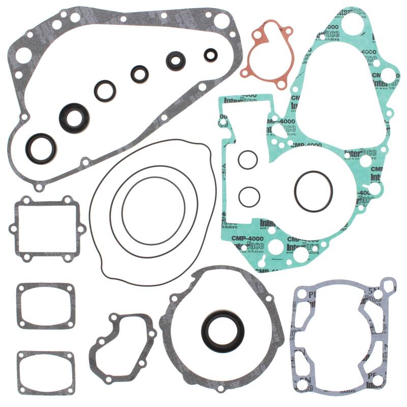 Vertex Pistons Vertex Gaskets 92-93 Suzuki RM250 Complete Gasket Kit w/ Oil Seals 811577 811577 Photo - Primary