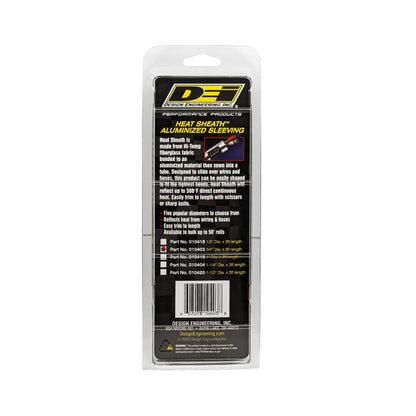 DEI Heat Sheath 3/4in x 3ft - Aluminized Sleeving- Sewn Edge 10403 10403 Photo - Unmounted