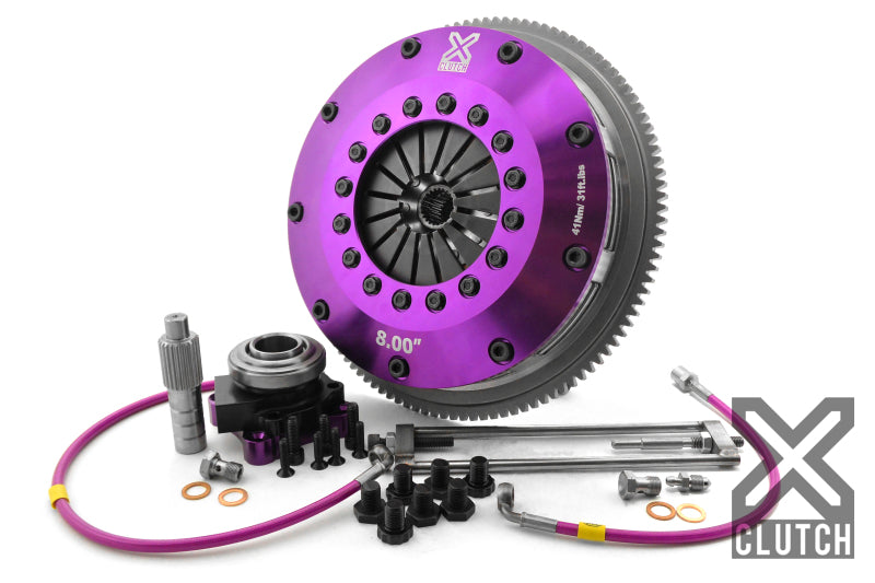 XCLUTCH 1997 Mitsubishi Lancer EVO IV 2.0L 8in Twin Solid Ceramic Clutch Kit XKMI20682-2E XKMI20682-2E Photo - Primary
