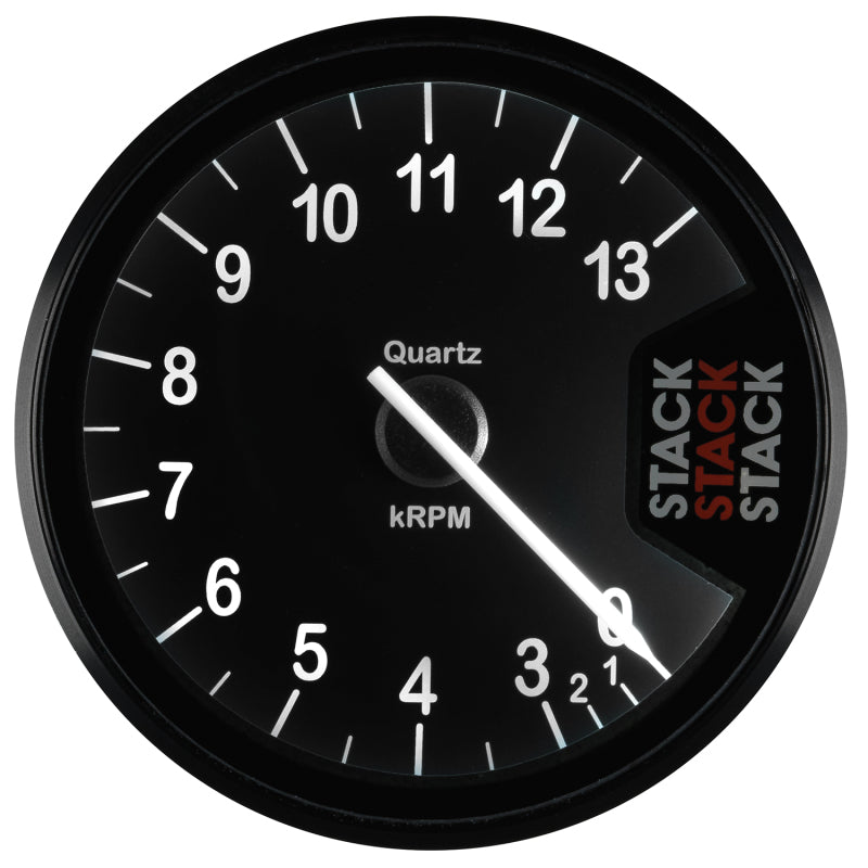 Autometer Stack Clubman Tachometer 80mm 0-3-13K RPM - Black ST200-0313 ST200-0313 User 4