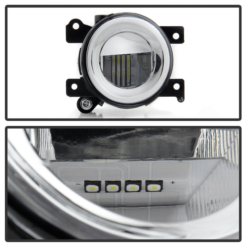 Spyder Nissan Maxima 09-21 OEM Full LED Fog Lights w/Switch Clear FL-NM2019-LED-C 5087096 5087096 Photo - Unmounted