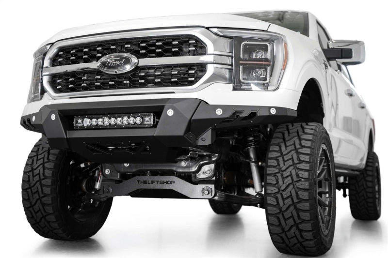 Addictive Desert Designs ADD 2021+ Ford F150 Black Label Front Bumper F190300010103 F190300010103 Photo - Mounted