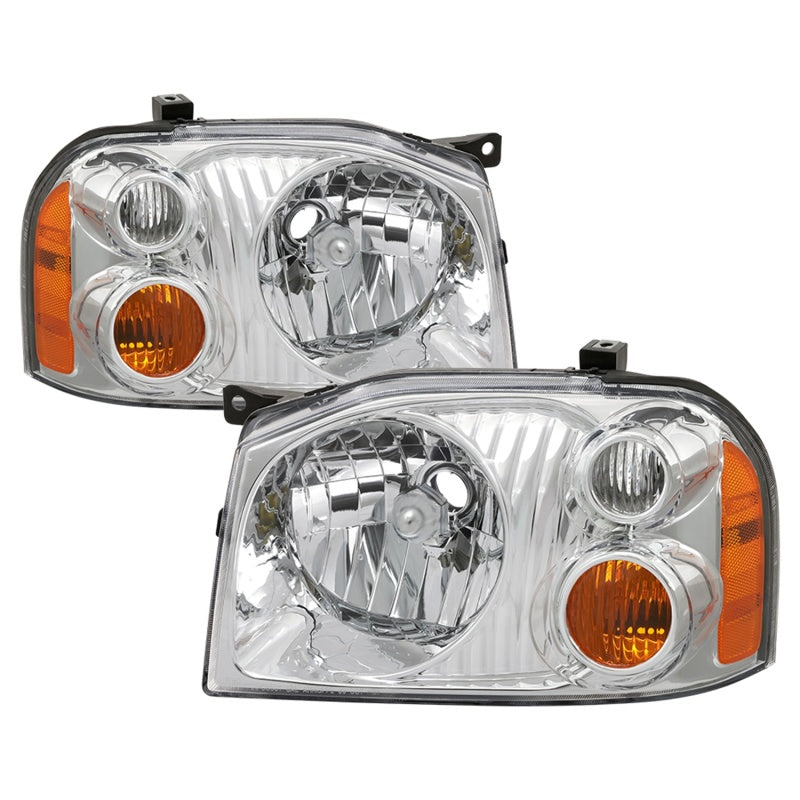 SPYDER xTune 01-04 Nissan Frontier OEM Headlights - Chrome (HD-JH-NF01-AM-C) 9042775 9042775 Photo - Primary