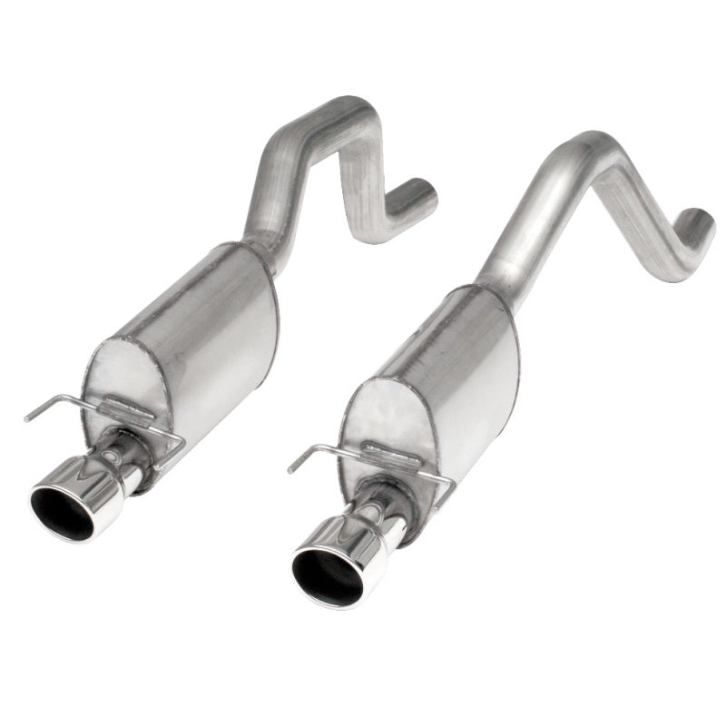 Stainless Works 2006-13 Corvette C6ZO6/ZR1 3in Axleback S-Tube Mufflers Dual 4in Rolled Edge Tips ZO6CB ZO6CB Photo - Primary