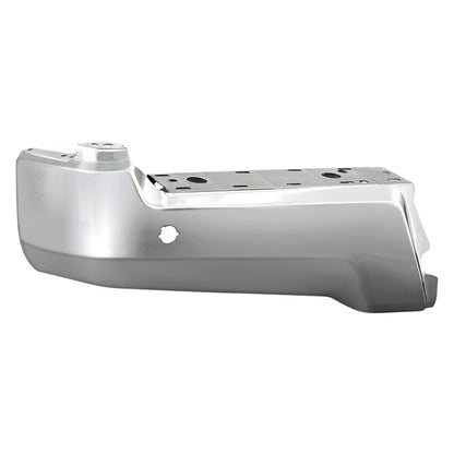 SPYDER XTune 17-19 Ford F250/ F350 Rear Left Bumper Cap End w/ Sensor Hole - Chrome RB-FF25017-BEWS-L 9048999 9048999 Photo - Primary