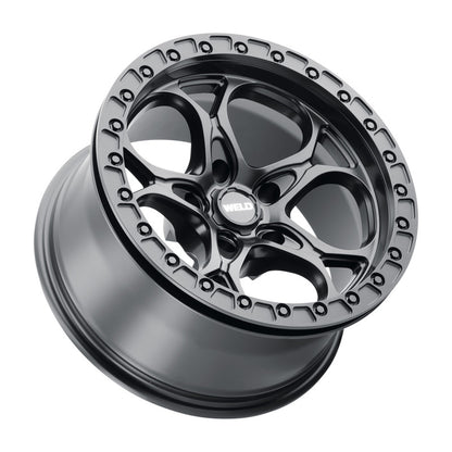 Weld Off-Road W901 17X10 Ledge Beadlock5 5X127 ET-25 BS4.50 Satin Black / Black Ring 71.5 W90170075450 W90170075450 Photo - Primary