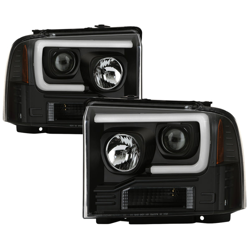 Spyder 05-07 Ford F250/350/450 Super Duty Projector LED Black PRO-YD-FS05V2PL-BK 5087911 5087911 Photo - Primary