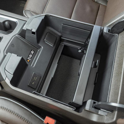 Tuffy Products Tuffy Console Safe W/ Keyed Lock For Chevrolet Silverado W/ Wireless Charging Pad Console 393-01 393-01 Photo - Close Up