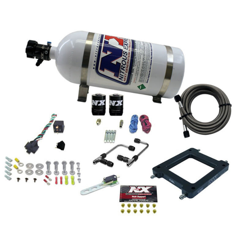 Nitrous Express Dominator Gemini Pro-Power Nitrous Kit (100-500HP) w/10lb Bottle 60570-10 60570-10 Photo - Primary