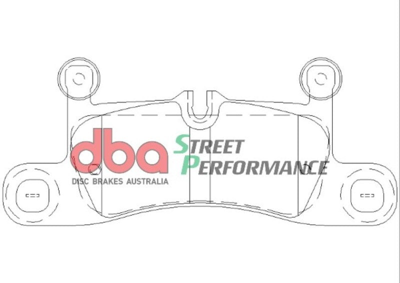 DBA 11-18 Porsche Cayenne SP Performance Rear Brake Pads DB2229SP DB2229SP Photo - out of package