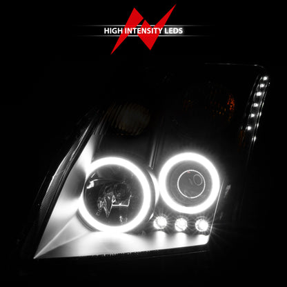 Anzo 2007-2012 Nissan Sentra Projector Headlights Black 121276 User 6