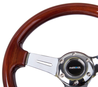 NRG Classic Wood Grain Wheel 330mm 3 Spoke ST-015-1CH Photo - Primary